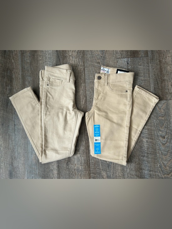 Jordache Other - Girls Classic Beige/Tan Jeans - Straight Leg Size 8